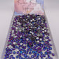 Purple Velvet Glass Rhinestones