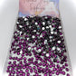 Deep Purple Resin Rhinestones