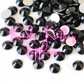 Jet Black Glass Rhinestones