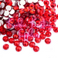 Light Siam Glass Rhinestones