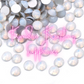 White Opal Glass Rhinestones