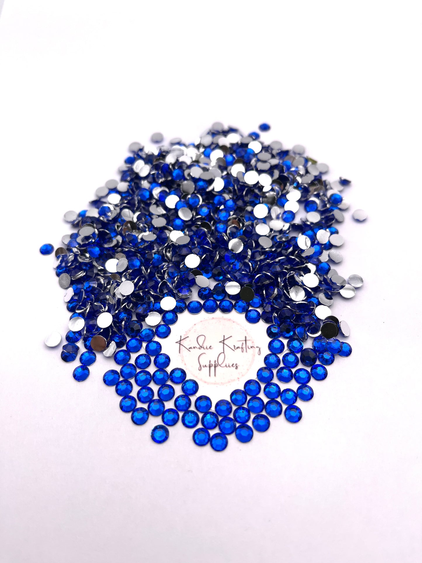 Sapphire Resin Rhinestones