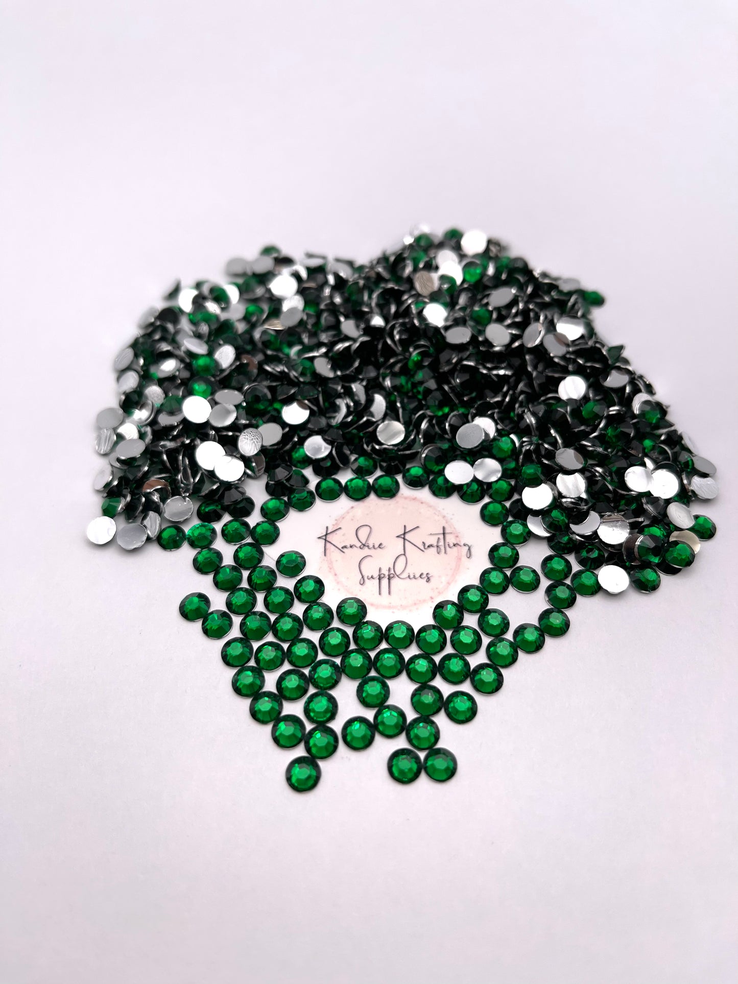 Emerald Resin Rhinestones