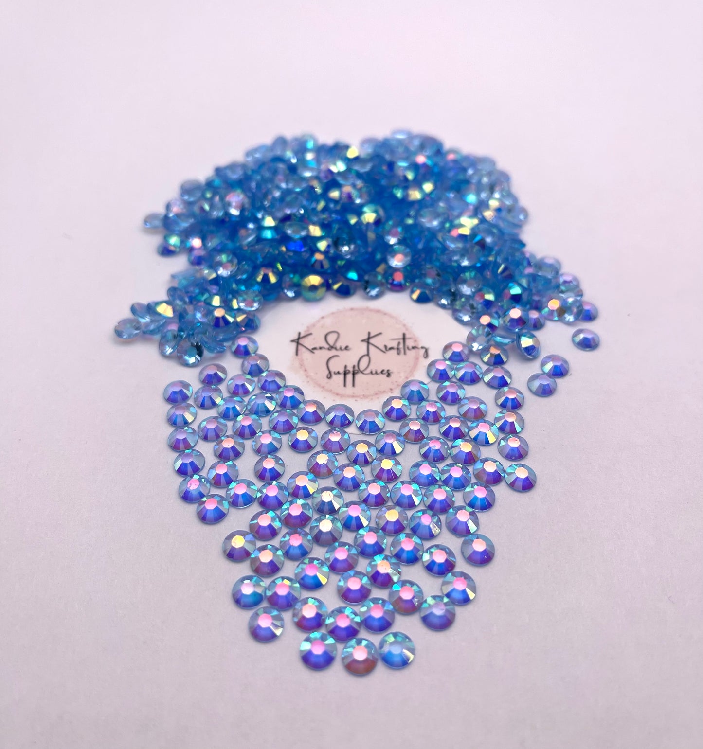 Light Sapphire AB Transparent Resin Rhinestones