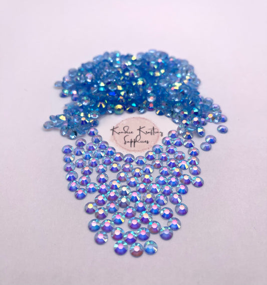 Light Sapphire AB Transparent Resin Rhinestones