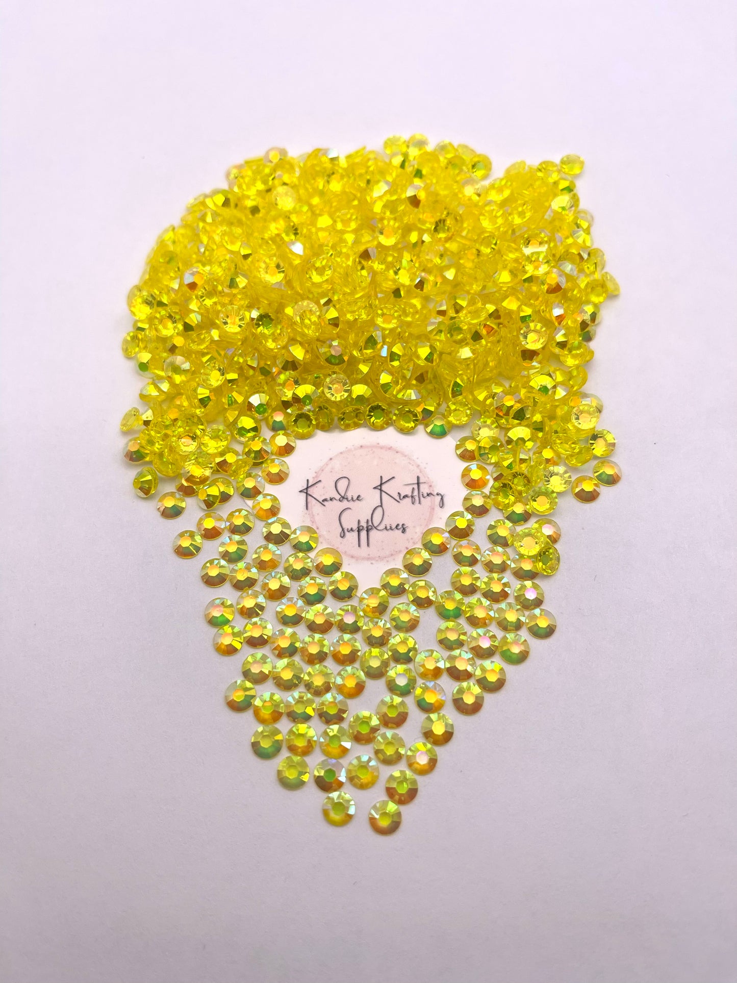 Citrine AB Transparent Jelly Resin Rhinestones