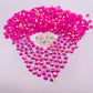 Hot Pink AB Jelly Resin Rhinestones