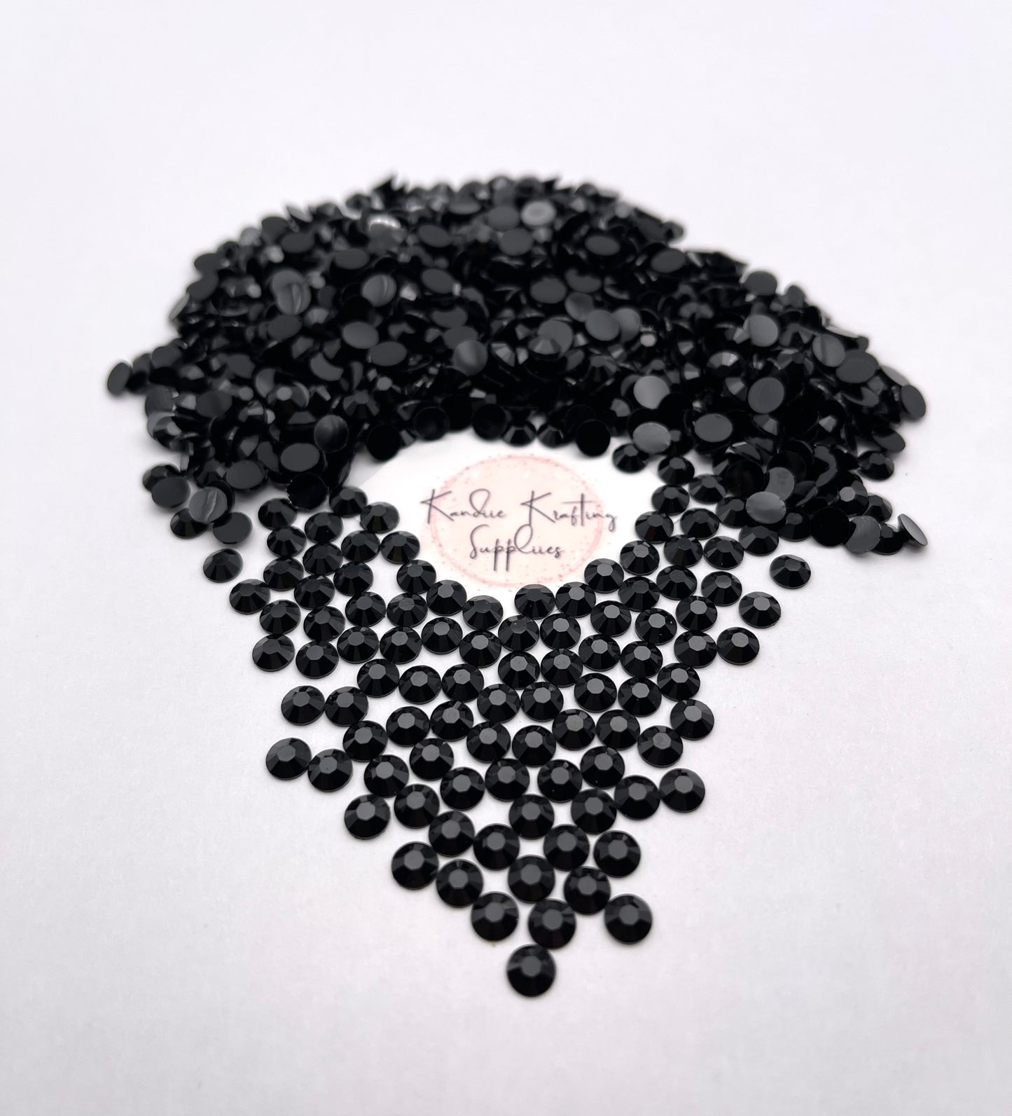 Black Jelly Resin Rhinestones