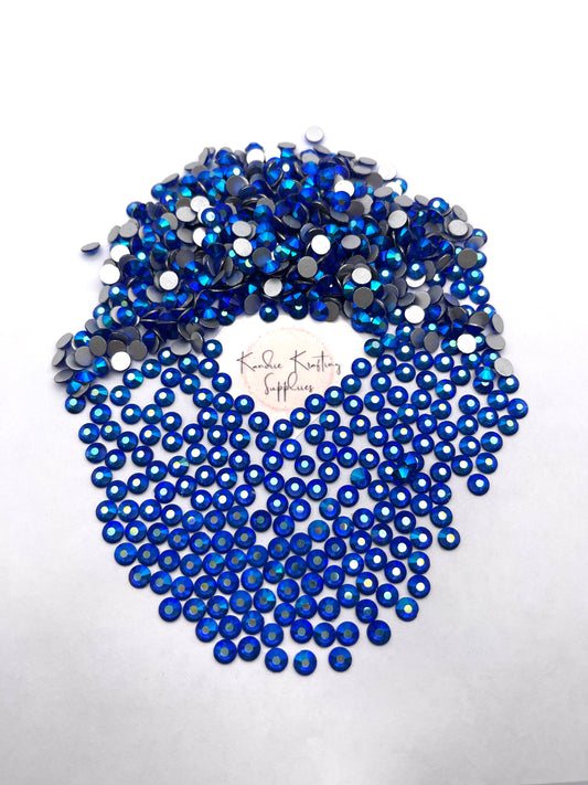 Sapphire AB Glass Rhinestones