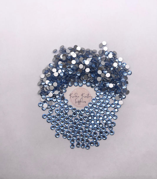 Light Sapphire Glass Rhinestones