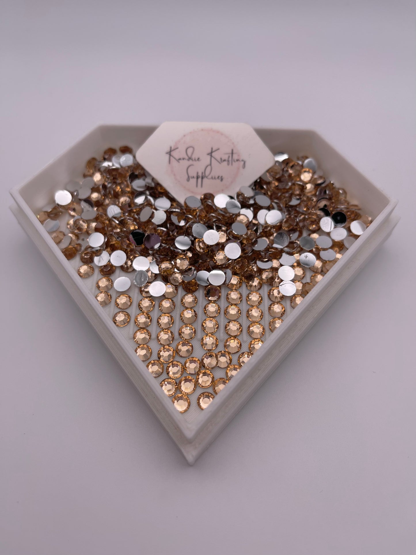 Champagne Resin Rhinestones