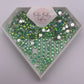 Light Peridot AB Resin Rhinestones