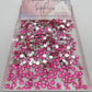Hot Pink Resin Rhinestones