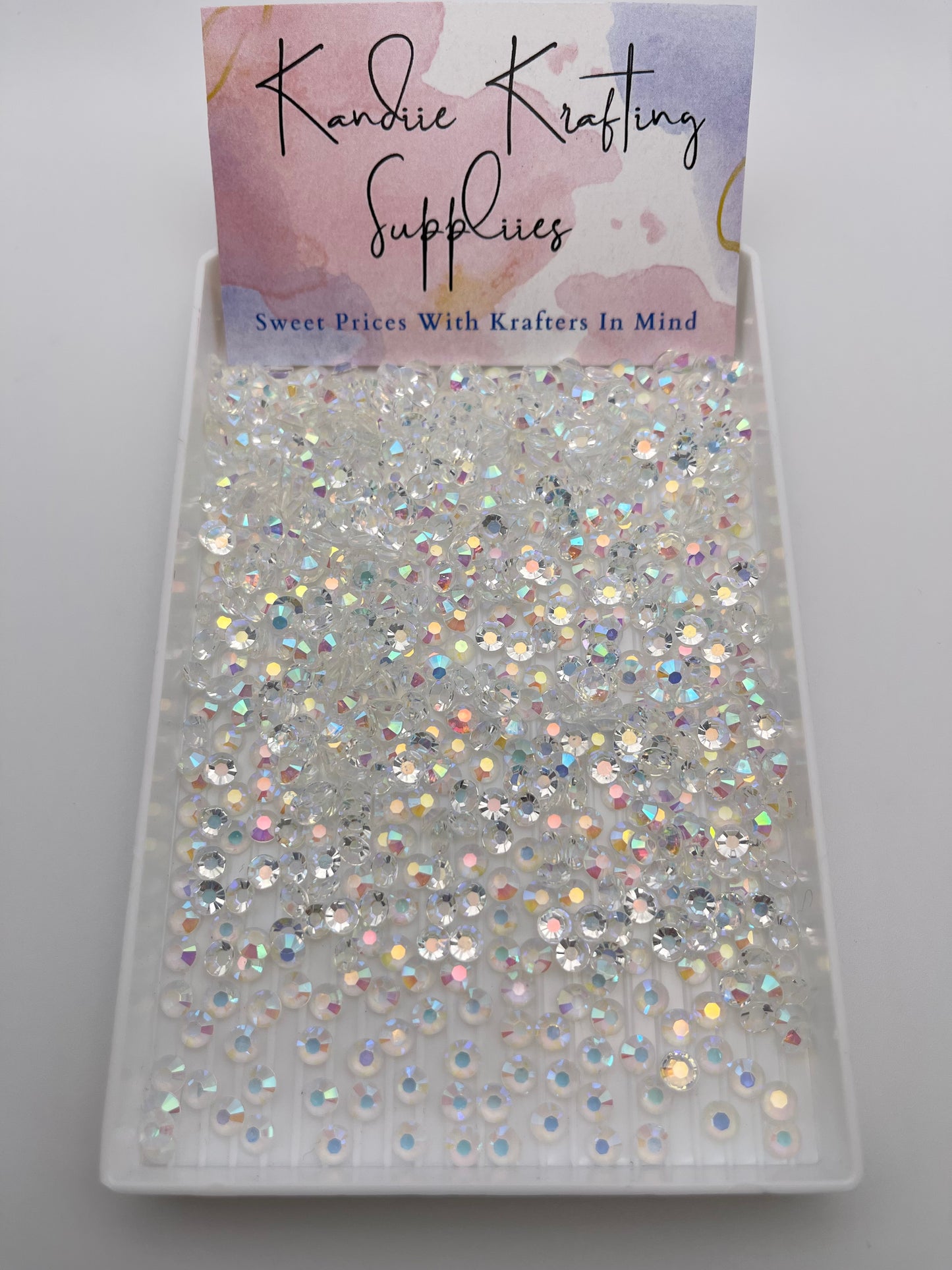 Clear AB Jelly Resin Rhinestones