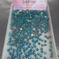 Aquamarine AB Glass Rhinestones